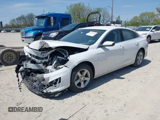 2020 Chevrolet Malibu LS with VIN 1G1ZC5ST3LF047312, listed as a IAAI auction lot 42109712 with 53,525 mi miles and . Bid and sale history available at DreamBid. Image 2.