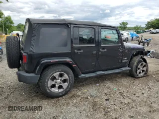 2016 Jeep Wrangler Unlimited Sahara with VIN 1C4BJWEG8GL150249, listed as a Copart auction lot 57574525 with 104,206 mi miles and Salvage title. Bid and sale history available at DreamBid. Image 3.