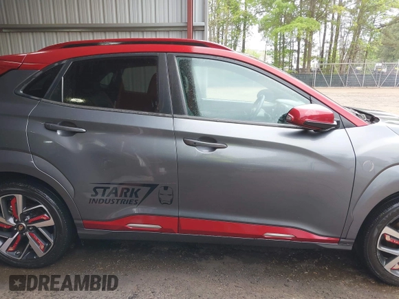 2019 Hyundai Kona Ultimate with VIN KM8K53A5XKU303722, listed as a IAAI auction lot 42095984 with 66,134 mi miles and . Bid and sale history available at DreamBid. Image 14.