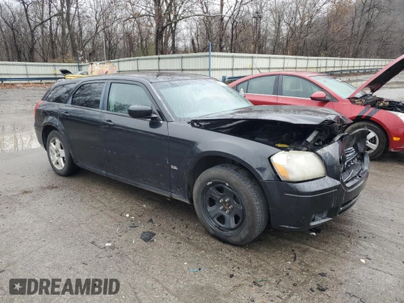 2006 Dodge Magnum SXT with VIN 2D4GZ47V66H344887, listed as a Copart auction lot 81021934 with 111,105 mi miles and Salvage Title. Bid and sale history available at DreamBid. Image 4.