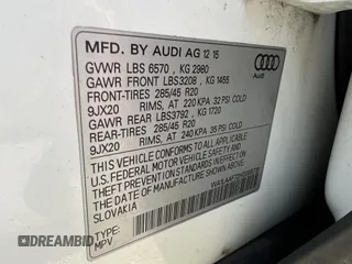 2017 Audi Q7 Premium Plus z VIN WA1LAAF72HD005719, wystawiony jako IAAI lot #42019701 z przebiegiem 154 276 mil mil oraz . Historia ofert i sprzedaży dostępna na DreamBid. Obrazek 8.