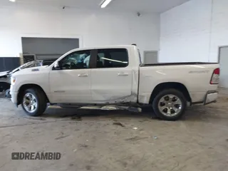 2021 Ram 1500 Big Horn with VIN 1C6SRFFTXMN780608, listed as a IAAI auction lot 41342815 with 70,406 mi miles and . Bid and sale history available at DreamBid. Image 14.