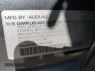 2016 Audi A4 Premium Plus z VIN WAUFFAFLXGN014451, wystawiony jako Copart lot #53848125 z przebiegiem 115 388 mil mil oraz Szkoda całkowita • Salvage title. Historia ofert i sprzedaży dostępna na DreamBid. Obrazek 12.