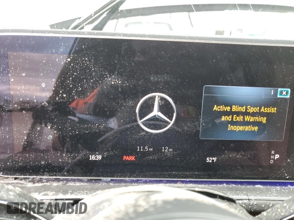 2025 Mercedes-Benz GLS with VIN 4JGFF5KE5SB316219, listed as a Copart auction lot 48843035 with 12 mi miles and Salvage Title. Bid and sale history available at carsss.com. Image 9.