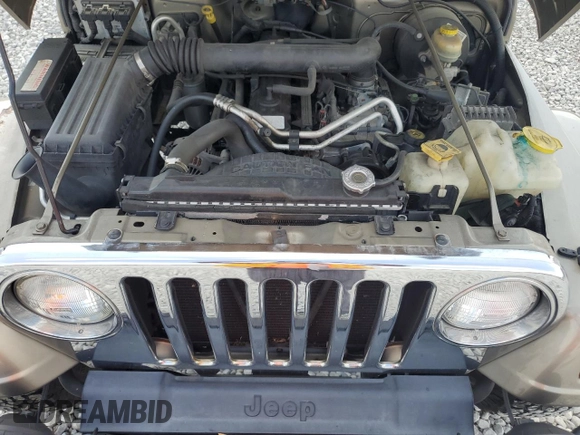 2003 Jeep Wrangler Sahara with VIN 1J4FA59S53P369077, listed as a Copart auction lot 61445025 with 147,904 mi miles and Clean title. Bid and sale history available at DreamBid. Image 11.
