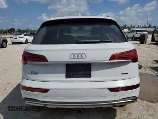 2023 Audi Q5 Premium Plus with VIN WA1BBAFY6P2108346, listed as a Copart auction lot 51733395 with 15,567 mi miles and Salvage title. Bid and sale history available at DreamBid. Image 6.