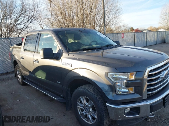 2015 Ford F-150 XLT with VIN 1FTEW1EP1FKE16670, listed as a IAAI auction lot 41120641 with 102,770 mi miles. Bid and sale history available at carsss.com. Image 1.