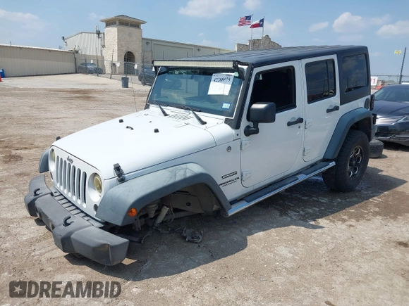 2012 Jeep Wrangler Unlimited Sport with VIN 1C4BJWDG7CL273102, listed as a IAAI auction lot 42288975 with 155,153 mi miles and . Bid and sale history available at DreamBid. Image 18.
