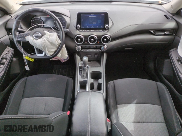 2022 Nissan Sentra SV with VIN 3N1AB8CV2NY220700, listed as a Copart auction lot 50103095 with 35,554 mi miles and Salvage Title. Bid and sale history available at DreamBid. Image 8.