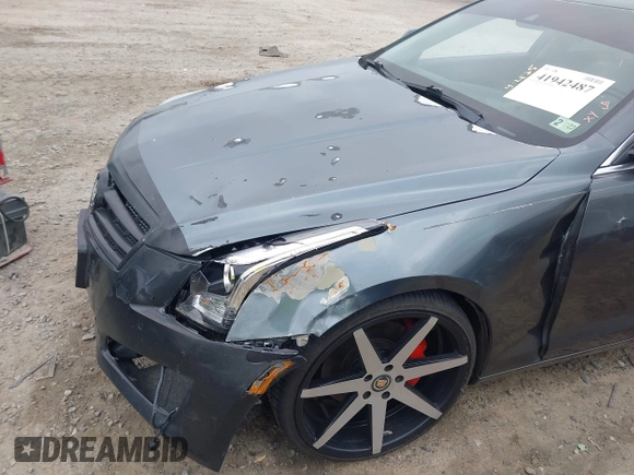 2013 Cadillac ATS Performance with VIN 1G6AC5SX2D0136674, listed as a IAAI auction lot 41942487 with 151,690 mi miles and . Bid and sale history available at carsss.com. Image 17.