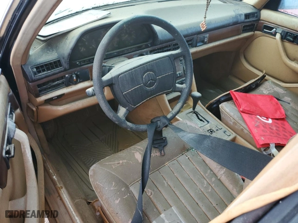 1986 Mercedes-Benz 300 Series 300SDL with VIN WDBCB25D4GA278837, listed as a Copart auction lot 74273244 with 171,992 mi miles and Salvage Title. Bid and sale history available at carsss.com. Image 8.