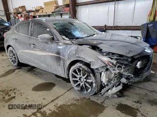 2015 Mazda 3 S Grand Touring with VIN JM1BM1W32F1242067, listed as a Copart auction lot 45106154 with 147,435 mi miles and Salvage Title. Bid and sale history available at DreamBid. Image 4.
