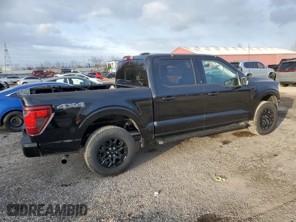2024 Ford F-150 XLT with VIN 1FTEW3LP8RKD69396, listed as a Copart auction lot 82775784 with 831 mi miles and Salvage Title. Bid and sale history available at carsss.com. Image 3.