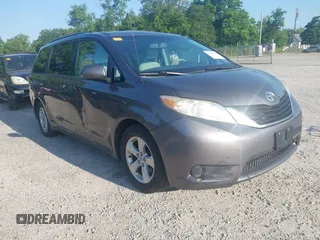 2013 Toyota Sienna LE AAS with VIN 5TDKK3DC0DS375687, listed as a IAAI auction lot 42599514 with 229,860 mi miles and . Bid and sale history available at DreamBid. Image 1.