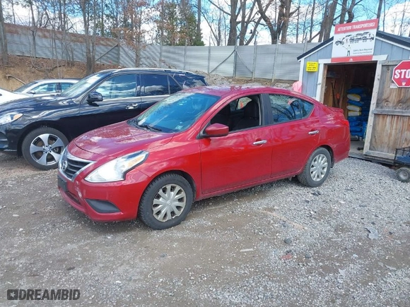 2015 Nissan Versa S Plus with VIN 3N1CN7AP2FL868003, listed as a IAAI auction lot 41865179 with 191,196 mi miles. Bid and sale history available at carsss.com. Image 2.