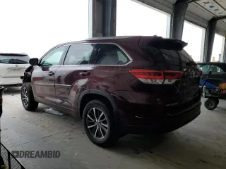 2017 Toyota Highlander XLE z VIN 5TDJZRFH8HS371458, wystawiony jako Copart lot #53861415 z przebiegiem 160 802 mil mil oraz Szkoda całkowita • Salvage title. Historia ofert i sprzedaży dostępna na DreamBid. Obrazek 2.