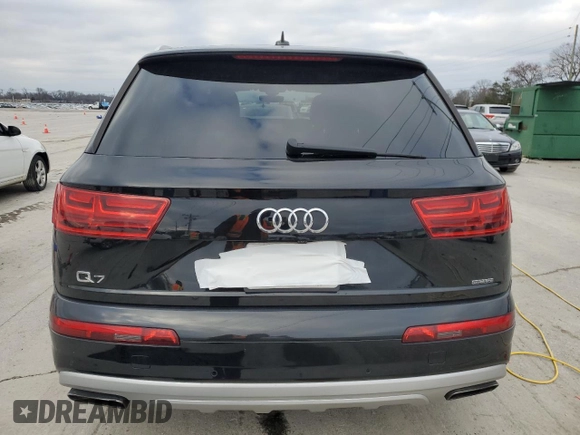 2017 Audi Q7 Premium с VIN WA1AHAF75HD039530, выставлен на аукционе Copart как лот 45452465 с пробегом 112 666 миль миль и Списание • Salvage title. История ставок и продаж доступна на DreamBid. Изображение 6.