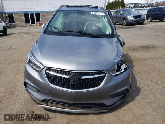 2019 Buick Encore Essence with VIN KL4CJCSM3KB783831, listed as a Copart auction lot 53015735 with 137,591 mi miles and Salvage Title. Bid and sale history available at carsss.com. Image 5.