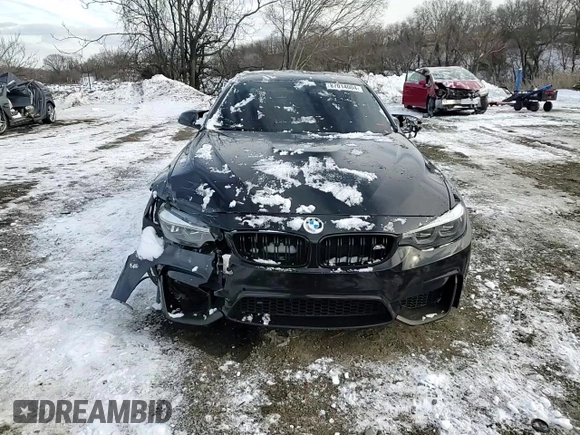 2018 BMW M4 with VIN WBS4Y9C51JAA92457, listed as a Copart auction lot 87014004 with 83,423 mi miles and Salvage Title. Bid and sale history available at carsss.com. Image 11.