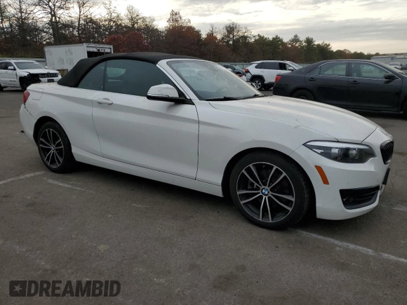 2020 BMW 2 Series 230i xDrive with VIN WBA2K1C08L7F93803, listed as a Copart auction lot 78156664 with 76,814 mi miles and Salvage Title. Bid and sale history available at carsss.com. Image 4.