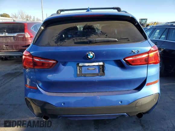 2016 BMW X1 xDrive28i with VIN WBXHT3C34G5F64741, listed as a Copart auction lot 88910015 with 0 mi miles and Salvage Title. Bid and sale history available at carsss.com. Image 6.