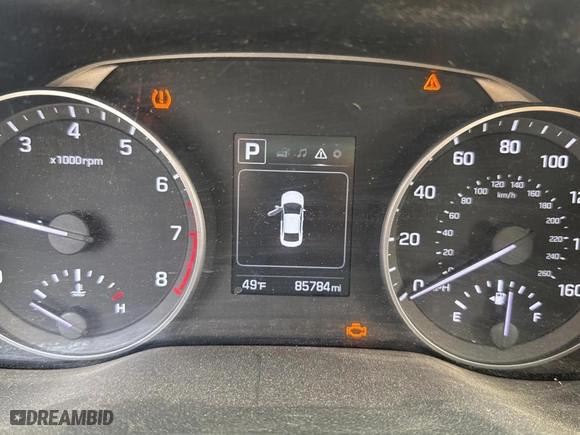 2018 Hyundai Elantra SEL with VIN 5NPD84LF7JH307865, listed as a Copart auction lot 86168954 with 85,784 mi miles and Clean Title. Bid and sale history available at carsss.com. Image 8.