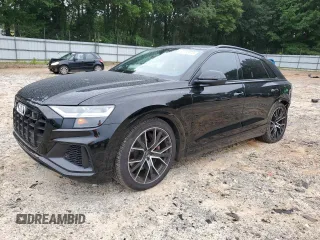 2021 Audi SQ8 Premium Plus with VIN WA1AWBF14MD028066, listed as a Copart auction lot 63195873 with 30,644 mi miles and . Bid and sale history available at DreamBid. Image 1.