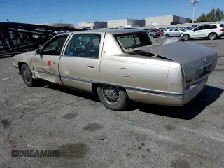 1995 Cadillac DeVille z VIN 1G6KD52B6SU274827, wystawiony jako Copart lot #41902125 z przebiegiem Nie podano mil oraz Szkoda całkowita • Salvage title. Historia ofert i sprzedaży dostępna na DreamBid. Obrazek 2.