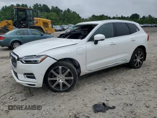 2018 Volvo XC60 Inscription with VIN LYVBR0DL9JB117518, listed as a Copart auction lot 63757044 with 0 mi miles and Salvage Title. Bid and sale history available at carsss.com. Image 1.