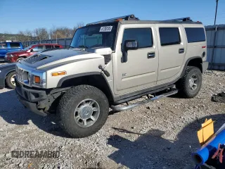 2005 Hummer H2 SUV with VIN 5GRGN23U55H128736, listed as a Copart auction lot 41780105 with 185,193 mi miles and Salvage Title. Bid and sale history available at carsss.com. Image 1.