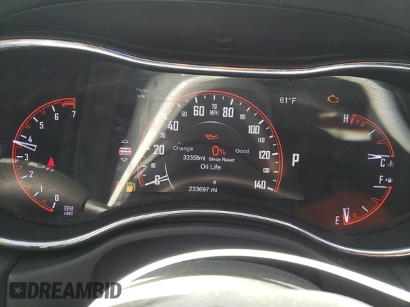 2014 Dodge Durango Limited with VIN 1C4RDJDG1EC976481, listed as a Copart auction lot 62023895 with 233,697 mi miles and Clean title. Bid and sale history available at DreamBid. Image 9.