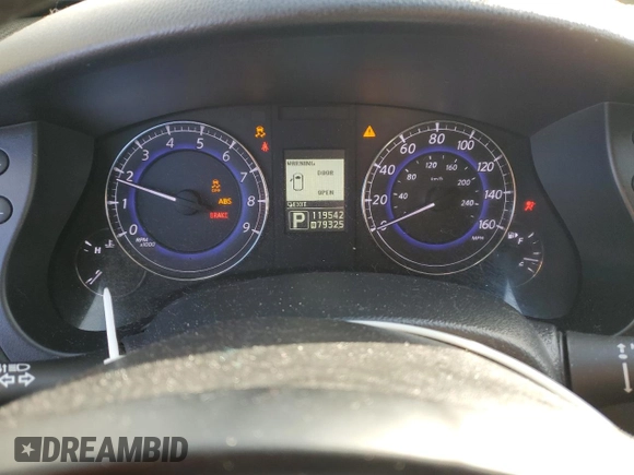 2012 Infiniti EX Journey with VIN JN1AJ0HR4CM450965, listed as a Copart auction lot 45657055 with 119,542 mi miles and Salvage title. Bid and sale history available at DreamBid. Image 9.