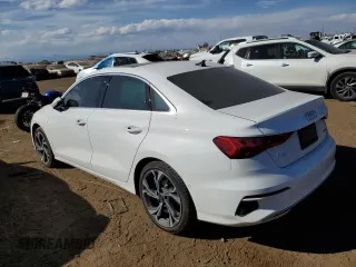 2022 Audi A3 Premium with VIN WAUGUDGYXNA013231, listed as a Copart auction lot 71074913 with 7,709 mi miles. Bid and sale history available at carsss.com. Image 2.