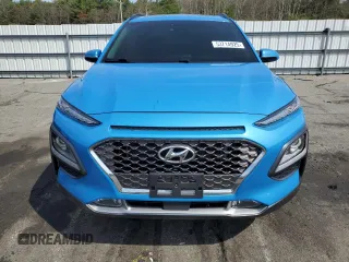 2020 Hyundai Kona Ultimate with VIN KM8K5CA53LU529456, listed as a Copart auction lot 53714925 with 0 mi miles and Salvage Title. Bid and sale history available at carsss.com. Image 5.