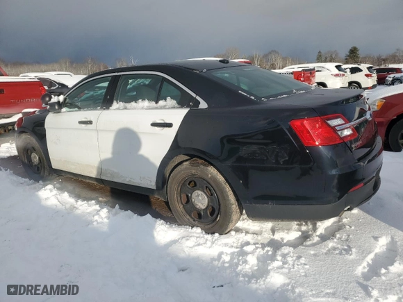 2017 Ford Police Interceptor Sedan with VIN 1FAHP2MK3HG135942, listed as a Copart auction lot 86379974 with 35,059 mi miles and Salvage Title. Bid and sale history available at carsss.com. Image 2.
