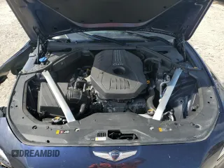 2023 Genesis G70 2.0T with VIN KMTG34TA5PU110175, listed as a Copart auction lot 58297715 with 43,716 mi miles and Salvage title. Bid and sale history available at DreamBid. Image 11.