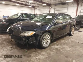 2012 Chrysler 200 Limited with VIN 1C3CCBCB0CN263663, listed as a IAAI auction lot 41621500 with 134,558 mi miles. Bid and sale history available at carsss.com. Image 2.