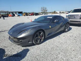 2019 Ferrari 812 z VIN ZFF83CLA8K0240465, wystawiony jako Copart lot #41425405 z przebiegiem Nie podano mil oraz Szkoda całkowita • Salvage title. Historia ofert i sprzedaży dostępna na DreamBid. Obrazek 1.
