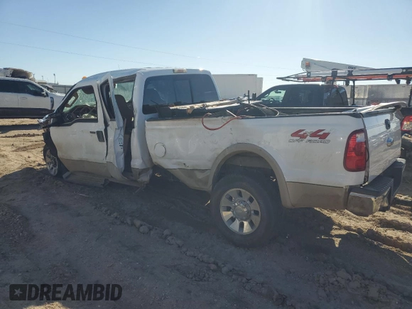 2008 Ford F-350 XL with VIN 1FTWW31R68EE33070, listed as a Copart auction lot 47026365 with 151,081 mi miles and Salvage Title. Bid and sale history available at DreamBid. Image 2.