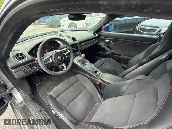 2018 Porsche 718 Cayman S with VIN WP0AB2A8XJK279655, listed as a Copart auction lot 55249845 with 59,283 mi miles and Clean Title. Bid and sale history available at DreamBid. Image 9.