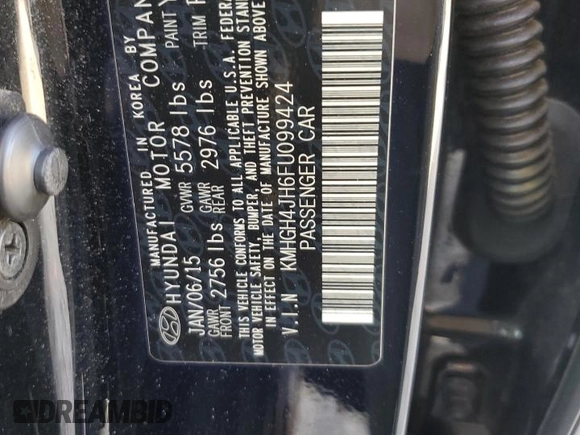 2015 Hyundai Equus Ultimate z VIN KMHGH4JH6FU099424, wystawiony jako Copart lot #80129674 z przebiegiem 145 420 mil mil oraz Szkoda całkowita • Salvage title. Historia ofert i sprzedaży dostępna na DreamBid. Obrazek 13.