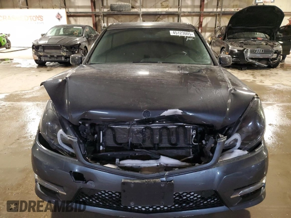 2013 Mercedes-Benz C-Class C 300 Sport with VIN WDDGF8AB5DR267251, listed as a Copart auction lot 45123005 with 71,097 mi miles and Salvage Title. Bid and sale history available at carsss.com. Image 5.