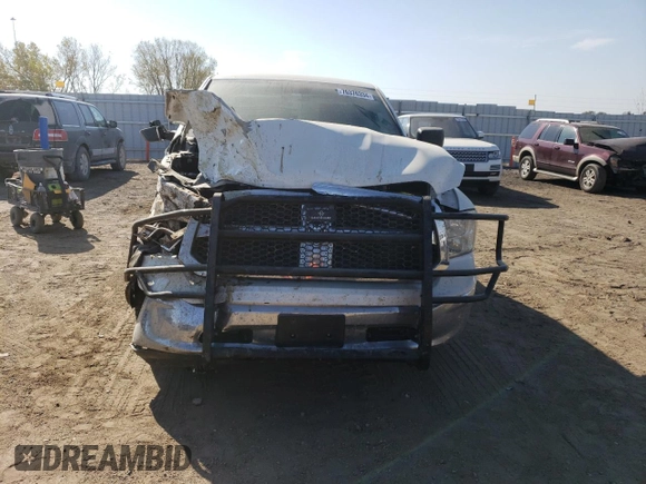 2021 Ram 1500 Classic Tradesman with VIN 1C6RR6FT4MS563927, listed as a Copart auction lot 76376334 with 57,962 mi miles and Salvage Title. Bid and sale history available at carsss.com. Image 5.