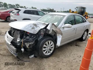 2008 Hyundai Azera Limited with VIN KMHFC46F38A332276, listed as a Copart auction lot 58867055 with Not provided miles and Salvage title. Bid and sale history available at DreamBid. Image 1.