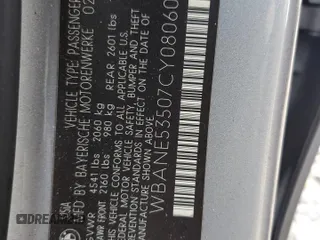 2007 BMW 5 Series 525i with VIN WBANE53507CY08060, listed as a Copart auction lot 53788985 with 156,355 mi miles and Salvage Title. Bid and sale history available at carsss.com. Image 13.