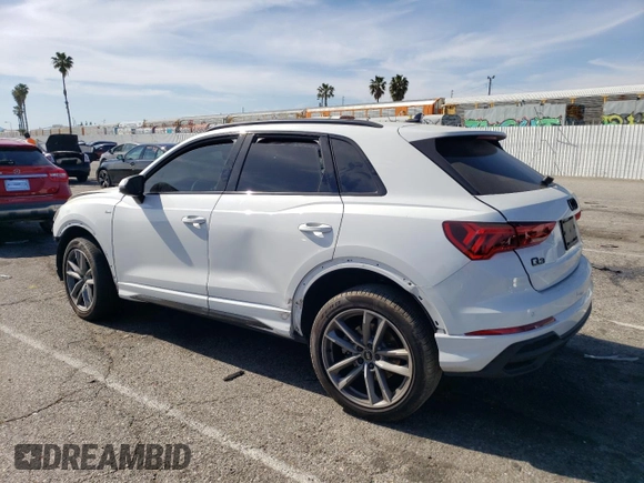 2023 Audi Q3 with VIN WA1DEDF31P1019148, listed as a Copart auction lot 61859284 with 28,560 mi miles and Clean title. Bid and sale history available at DreamBid. Image 2.