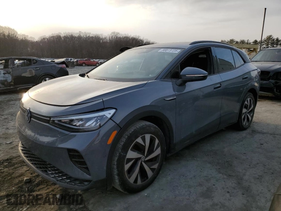 2023 Volkswagen ID.4 Pro with VIN 1V2CMPE83PC016631, listed as a Copart auction lot 88873725 with 38,809 mi miles and Salvage Title. Bid and sale history available at DreamBid. Image 1.