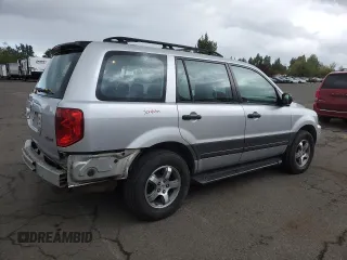 2005 Honda Pilot LX z VIN 2HKYF18195H511883, wystawiony jako Copart lot #53754595 z przebiegiem 269 419 mil mil oraz Szkoda całkowita • Salvage title. Historia ofert i sprzedaży dostępna na DreamBid. Obrazek 3.