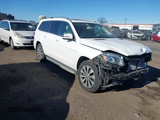 2019 Mercedes-Benz GLS 450 with VIN 4JGDF6EE1KB237803, listed as a IAAI auction lot 41441560 with 27,869 mi miles and . Bid and sale history available at DreamBid. Image 1.
