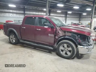 2018 Ram 1500 SLT with VIN 1C6RR7LT9JS337937, listed as a Copart auction lot 47976435 with 75,587 mi miles and Salvage title. Bid and sale history available at DreamBid. Image 4.